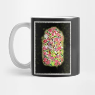 Colourful Acrylic Flowers Mug